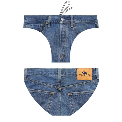 BAÑADOR NATACION HOMBRE JEANS TURBO 3 BAÑADOR NATACION HOMBRE JEANS TURBO