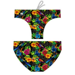 BAÑADOR WATERPOLO CABALL. FLOWERS PARADISE
