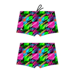 BOXER FULL PRINTED SQUARE FLU